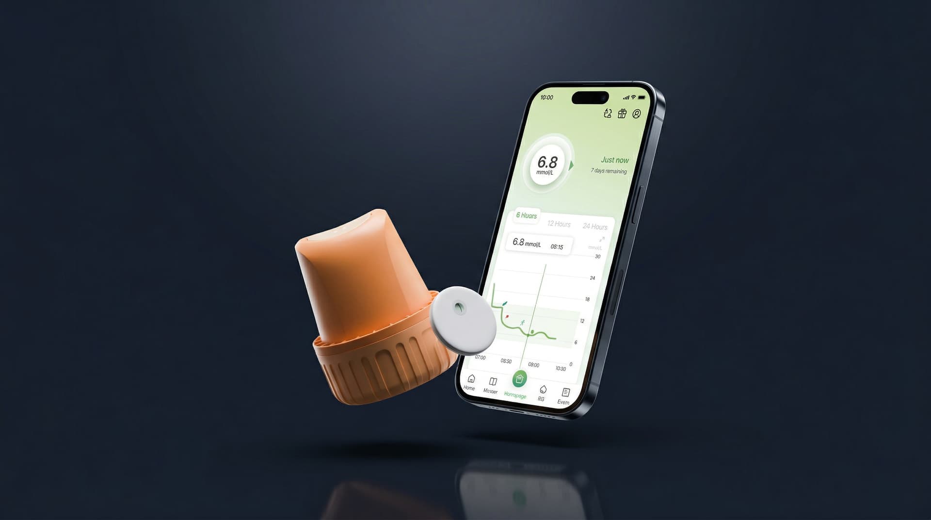 Vixxa 2 CGM sensor and applicator with app